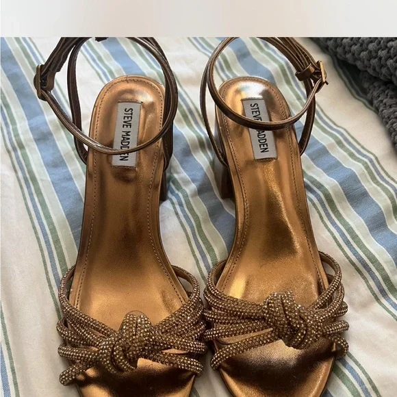 Steve Madden Shoes Steve Madden Bedazzled Heels Poshmark